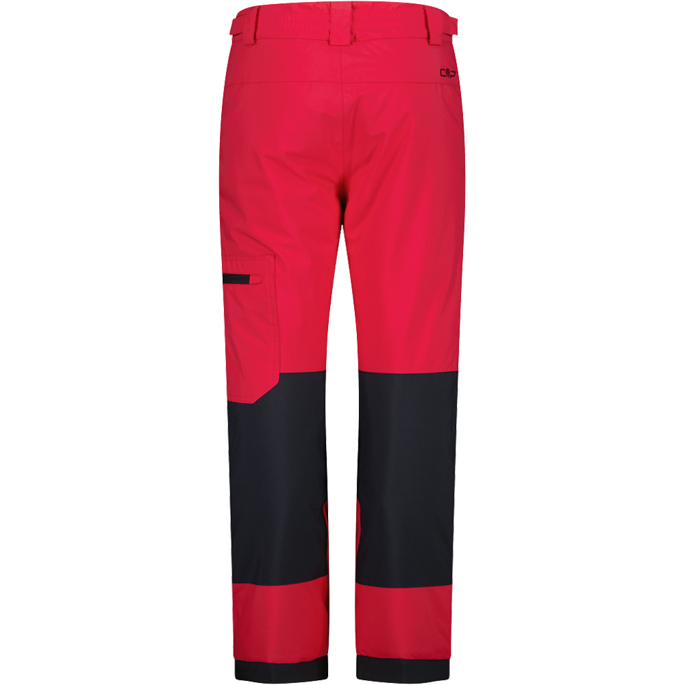 Cmp pantalones esquí infantil KID PANT ROJO vista trasera