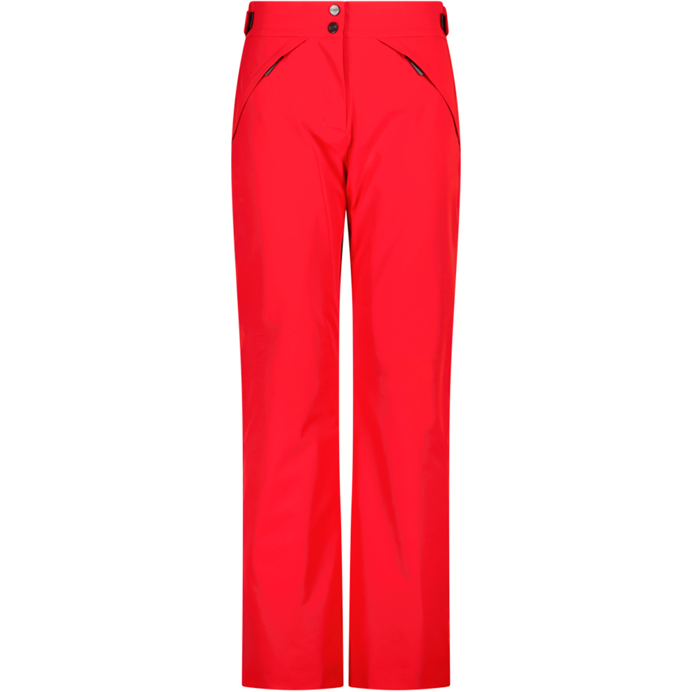 Cmp pantalones esquí mujer WOMAN PANT ROJO vista frontal
