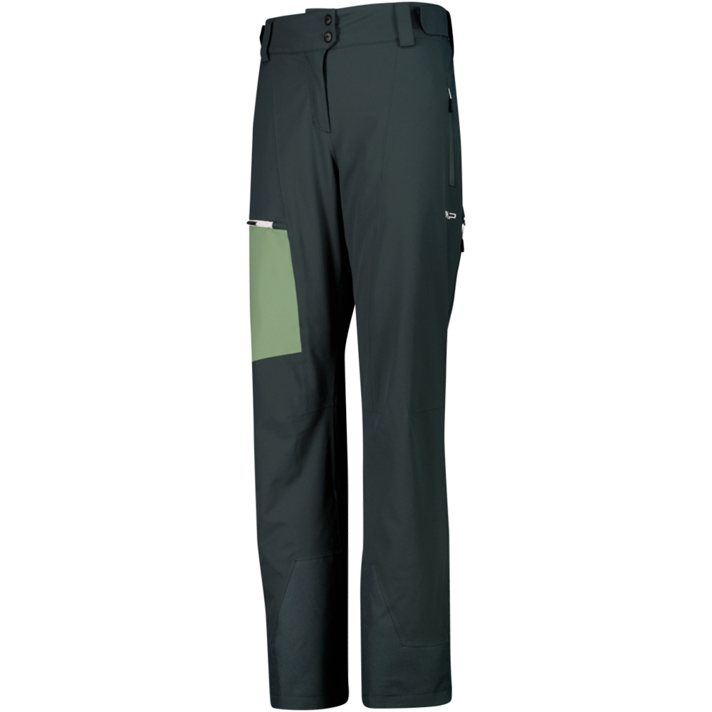 Cmp pantalones esquí mujer WOMAN PANT VERDE vista detalle
