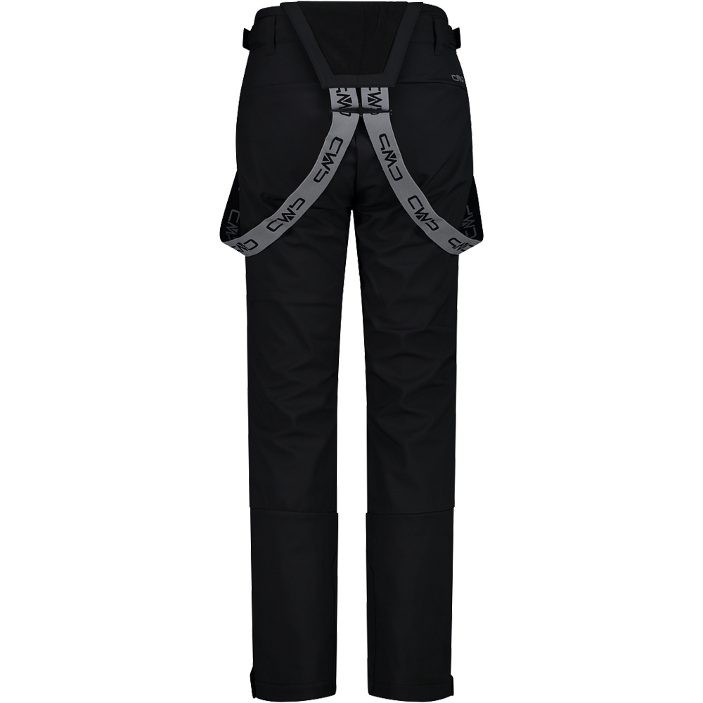 Cmp pantalones esquí mujer WOMAN SALOPETTE NEGRO vista trasera