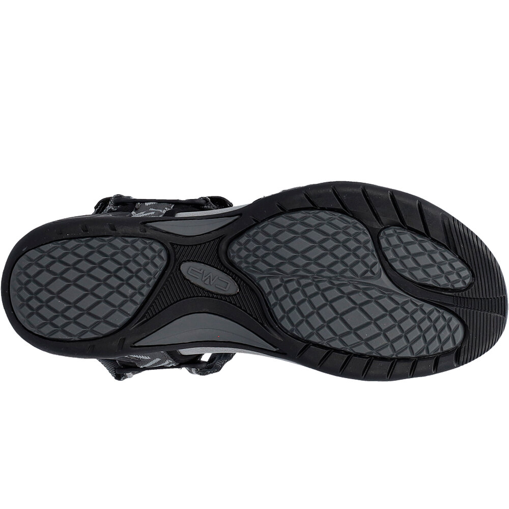 Cmp sandalias trekking hombre HAMAL GRIS vista superior