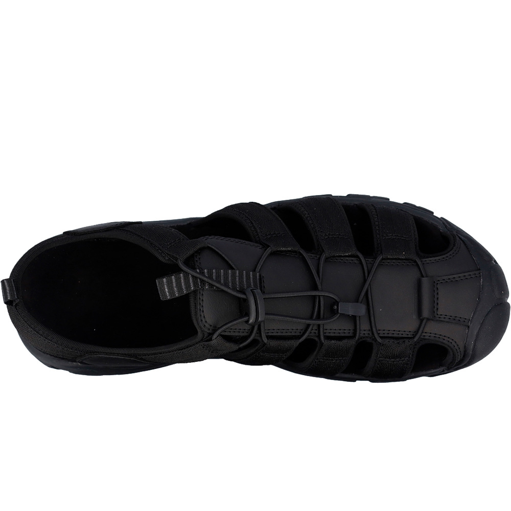 Cmp sandalias trekking hombre SAHIPH NEGRO vista trasera