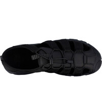 Cmp sandalias trekking hombre SAHIPH NEGRO vista trasera