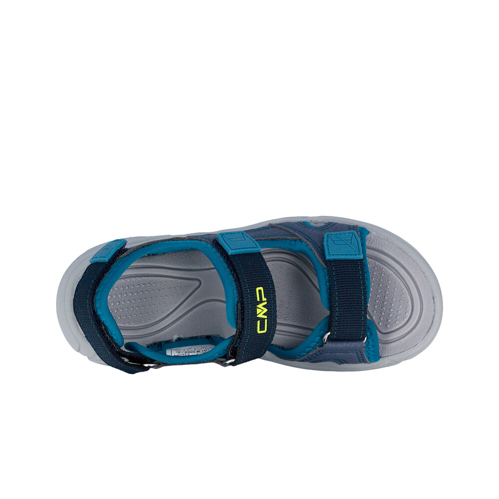 Cmp sandalias trekking niño STROLLY AZUL vista trasera