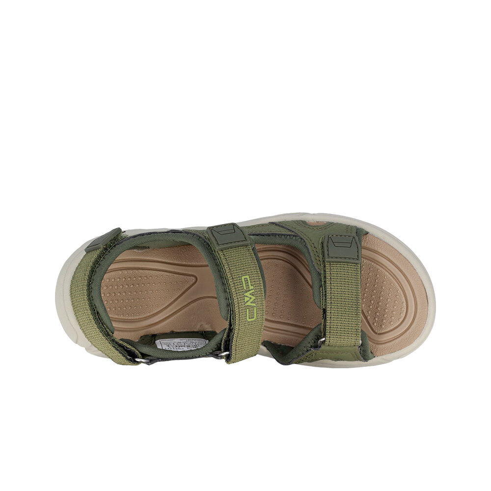 Cmp sandalias trekking niño STROLLY VERDE vista trasera