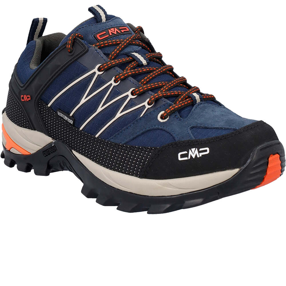 Cmp zapatilla trekking hombre RIGEL LOW WATERPROOF AZUL 05