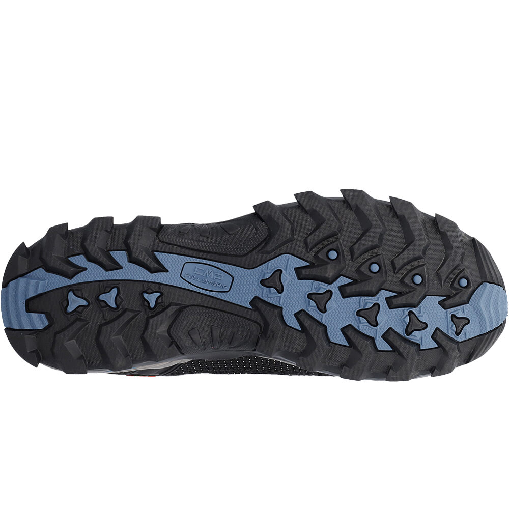 Cmp zapatilla trekking hombre RIGEL LOW WATERPROOF AZUL vista superior