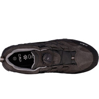 Cmp zapatilla trekking hombre RIGEL LOW WATERPROOF GRIS vista trasera