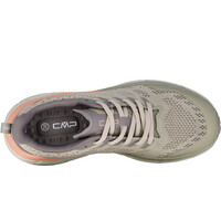 Cmp zapatilla trekking mujer RAHMSY MARRON vista trasera