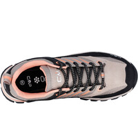 Cmp zapatilla trekking mujer RIGEL 2.0 LOW TREKKING WATERPROOF MARRON vista trasera