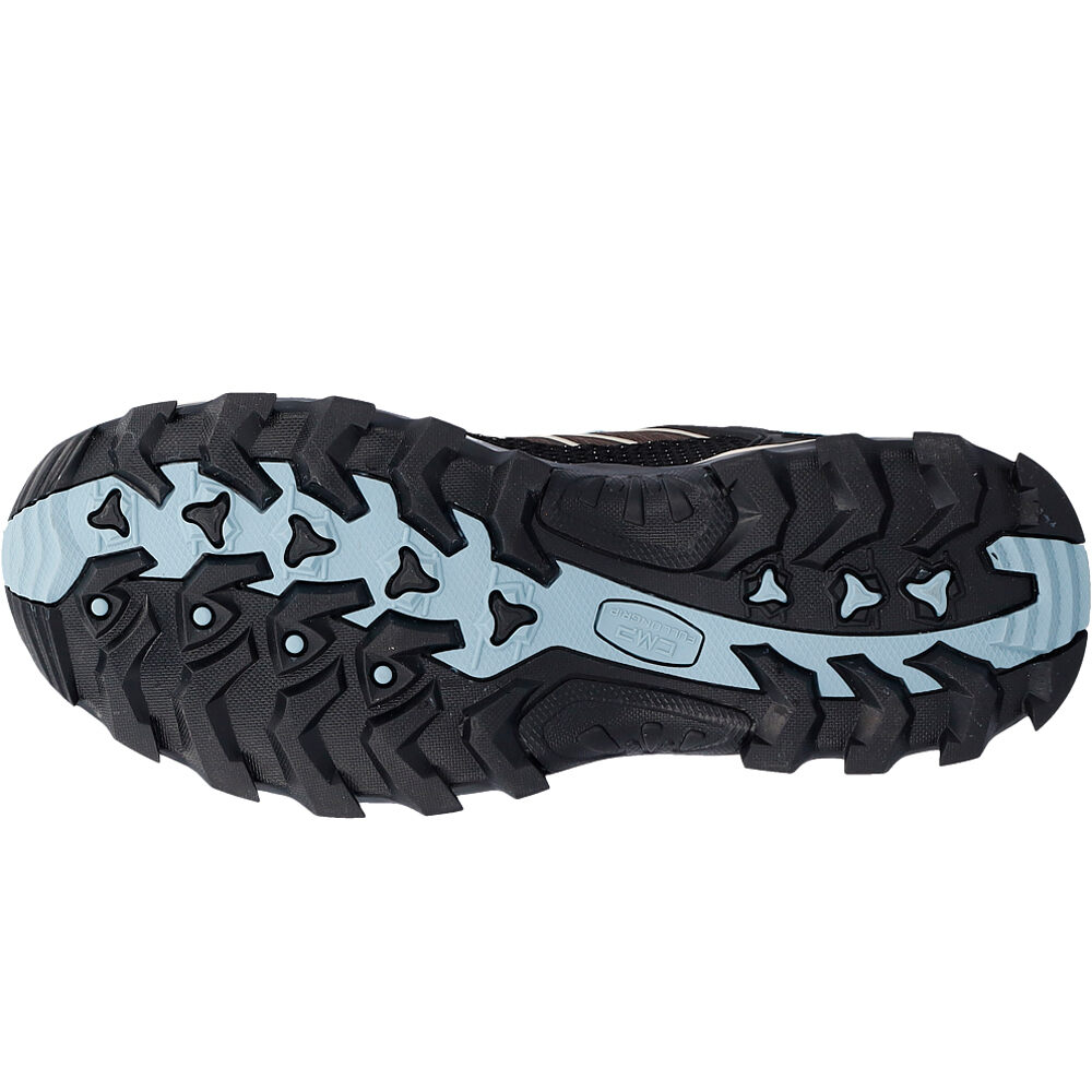 Cmp zapatilla trekking mujer RIGEL LOW WATERPROOF MARRON vista superior