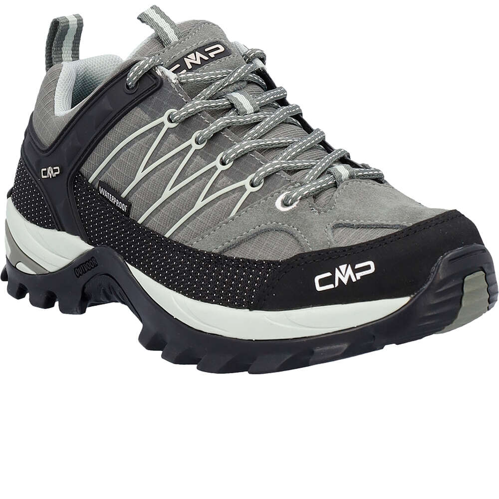 Cmp zapatilla trekking mujer RIGEL LOW WATERPROOF VERDE 05