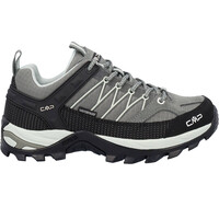 Cmp zapatilla trekking mujer RIGEL LOW WATERPROOF VERDE lateral exterior