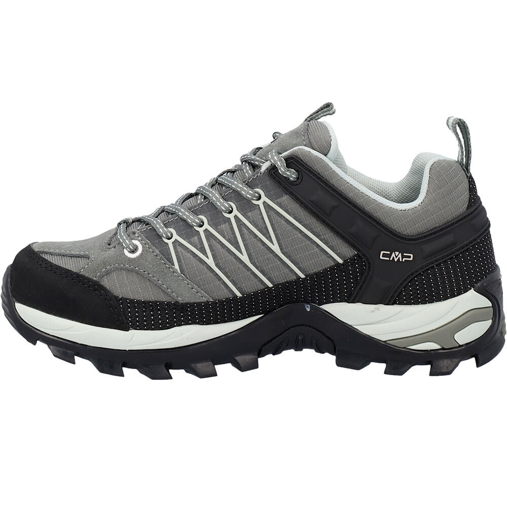 Cmp zapatilla trekking mujer RIGEL LOW WATERPROOF VERDE lateral interior