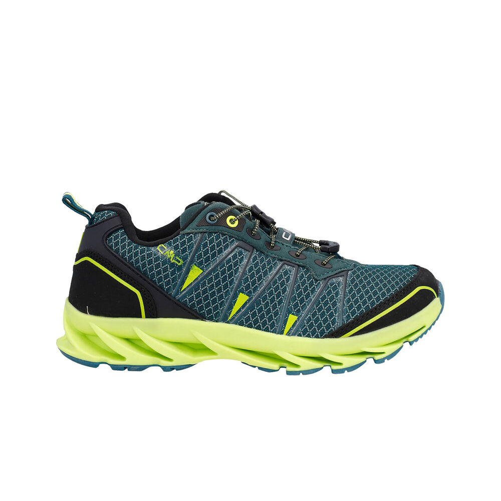 Cmp zapatilla trekking niño ALTAK 2.0 VERDE lateral exterior