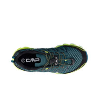 Cmp zapatilla trekking niño ALTAK 2.0 VERDE vista trasera