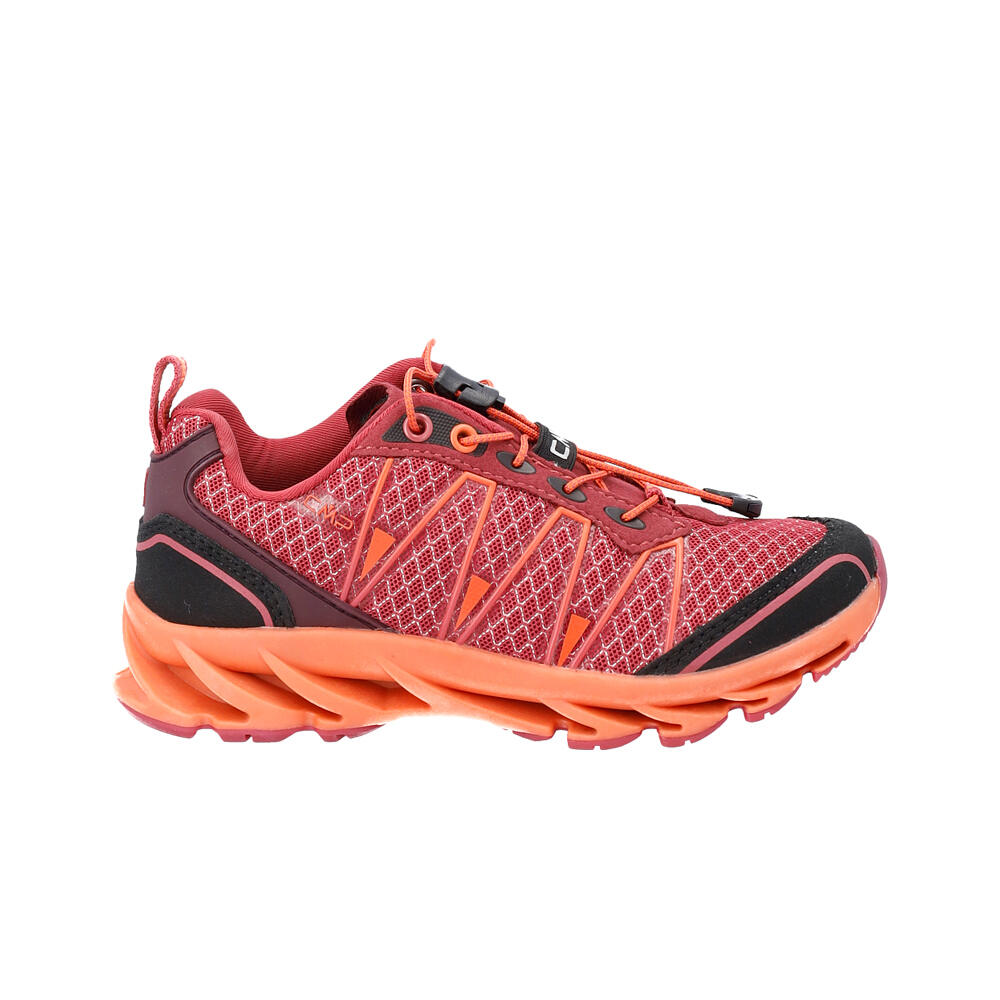 Cmp zapatilla trekking niño ALTAK ROJO lateral exterior