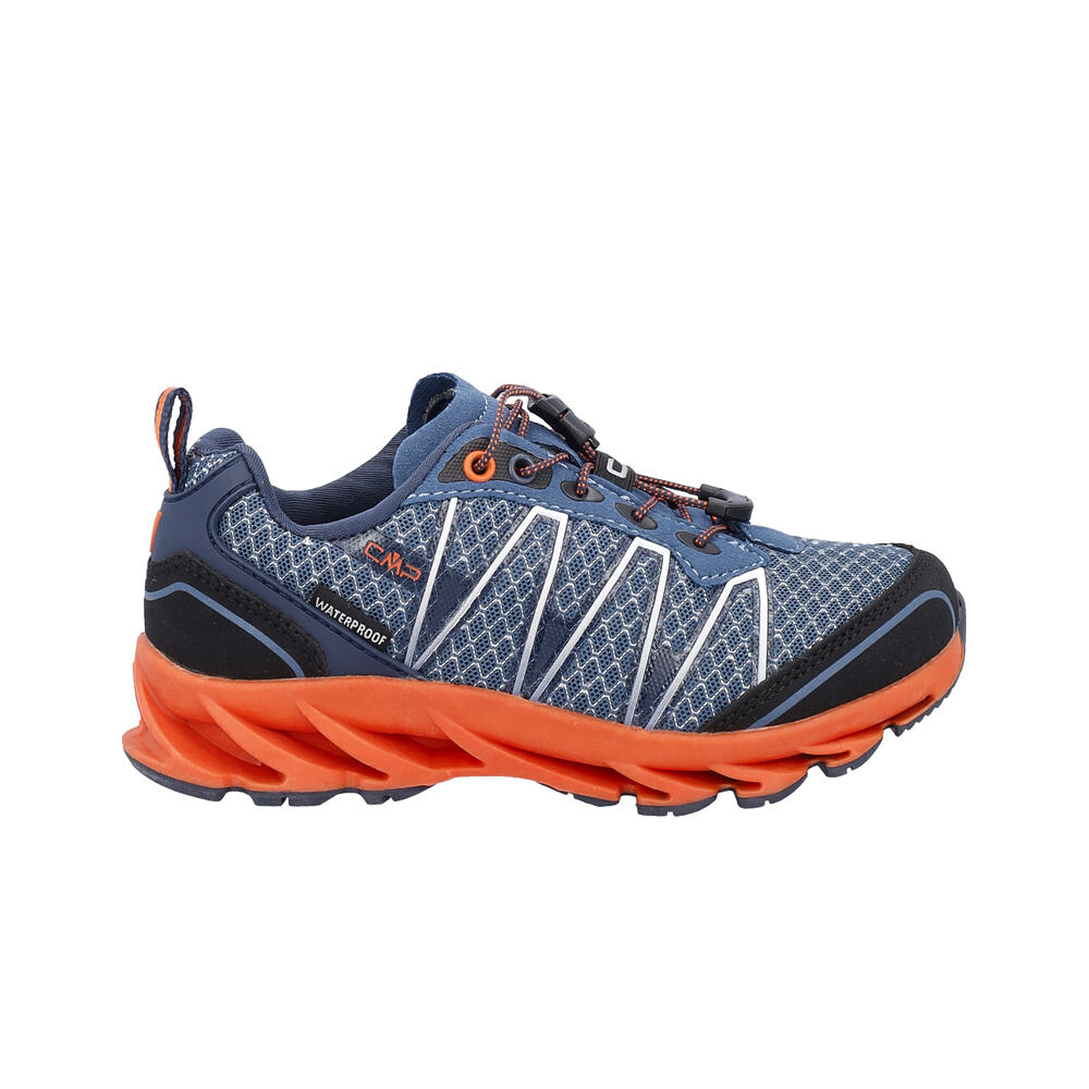Cmp zapatilla trekking niño ALTAK WATERPROOF 2.0 AZUL lateral exterior