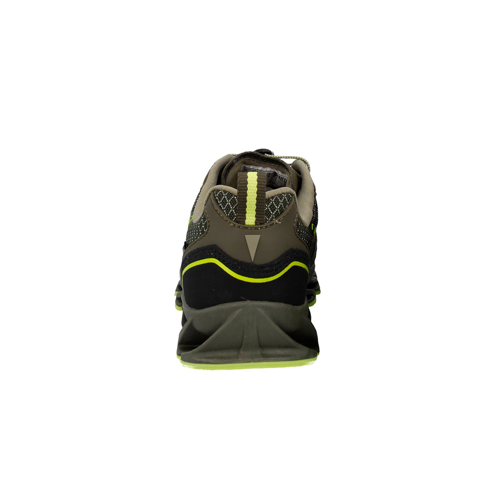 Cmp zapatilla trekking niño ALTAK WATERPROOF 2.0 VERDE vista trasera