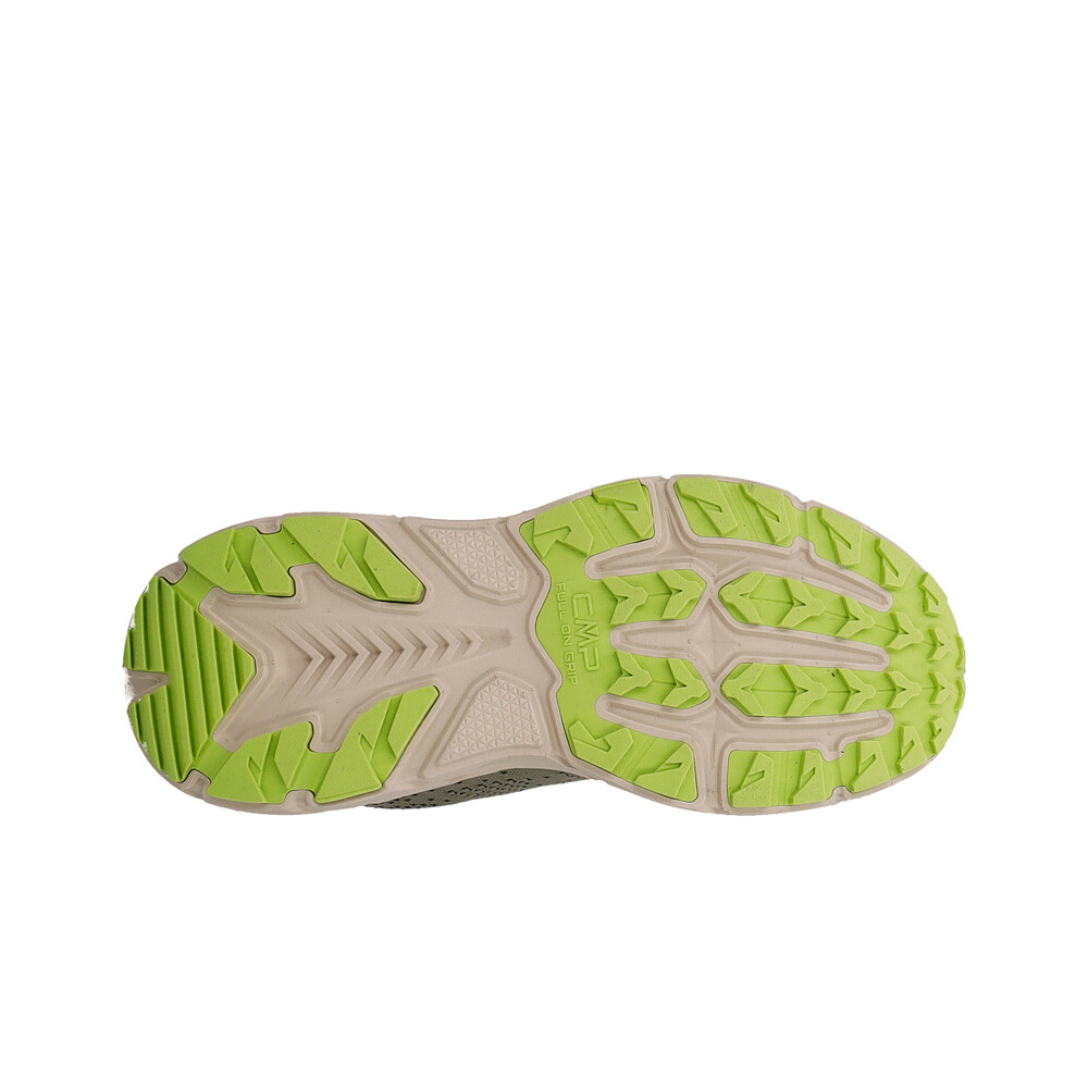 Cmp zapatilla trekking niño KIDS RAHMSY MULTISPORT VERDE vista superior