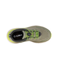 Cmp zapatilla trekking niño KIDS RAHMSY MULTISPORT VERDE vista trasera