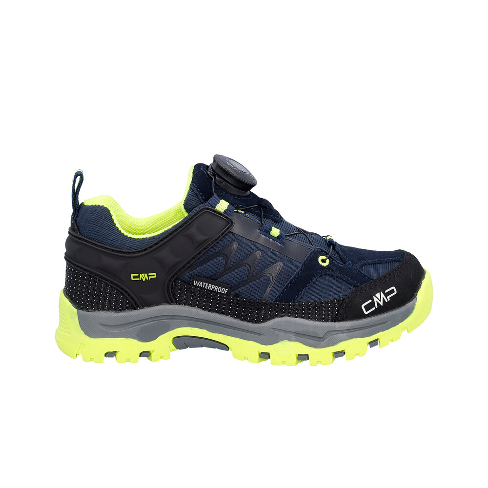 Cmp zapatilla trekking niño KIRUNA LOW AZUL lateral exterior