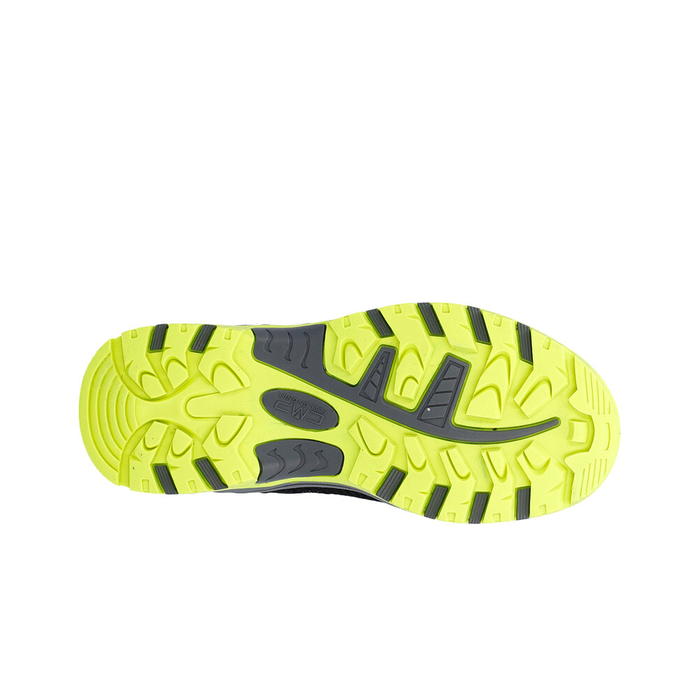 Cmp zapatilla trekking niño KIRUNA LOW AZUL vista superior