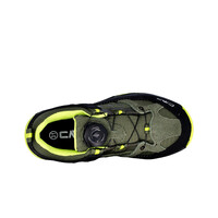 Cmp zapatilla trekking niño KIRUNA LOW FITGO TREKKING WATERPROOF VERDE vista trasera