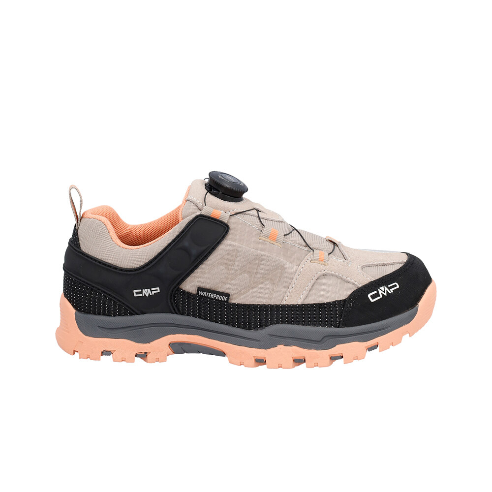 Cmp zapatilla trekking niño KIRUNA LOW FITGO WATERPROOF GRIS lateral exterior