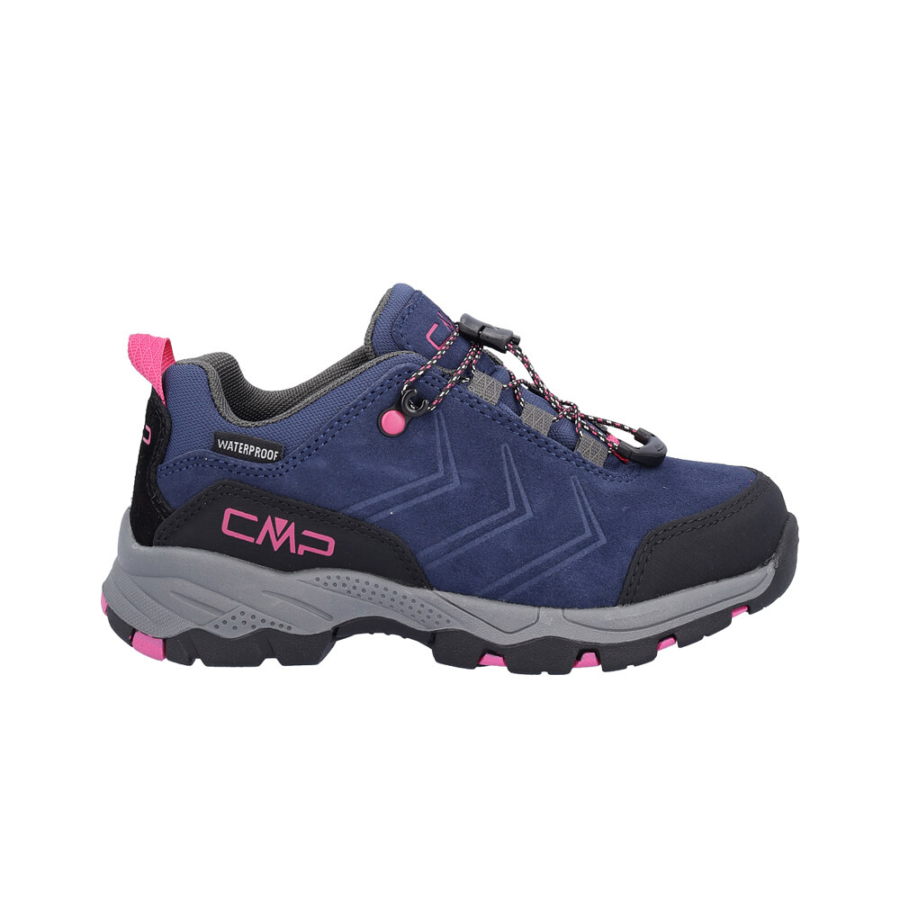 Cmp zapatilla trekking niño MELNICK LOW AZUL lateral exterior