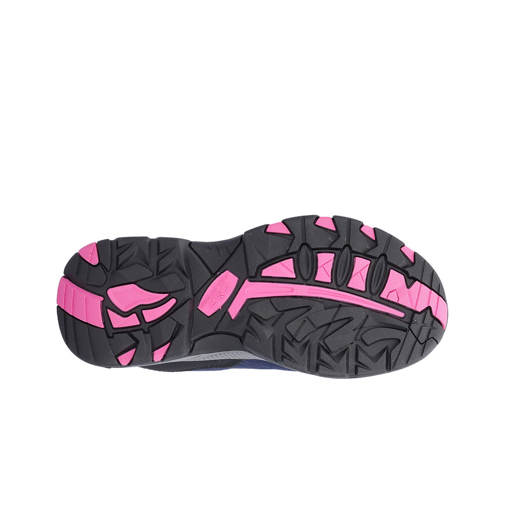 Cmp zapatilla trekking niño MELNICK LOW AZUL vista superior