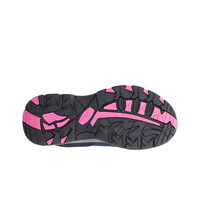 Cmp zapatilla trekking niño MELNICK LOW AZUL vista superior