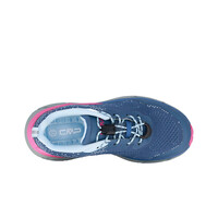 Cmp zapatilla trekking niño RAHMSY MULTISPORT AZUL vista trasera