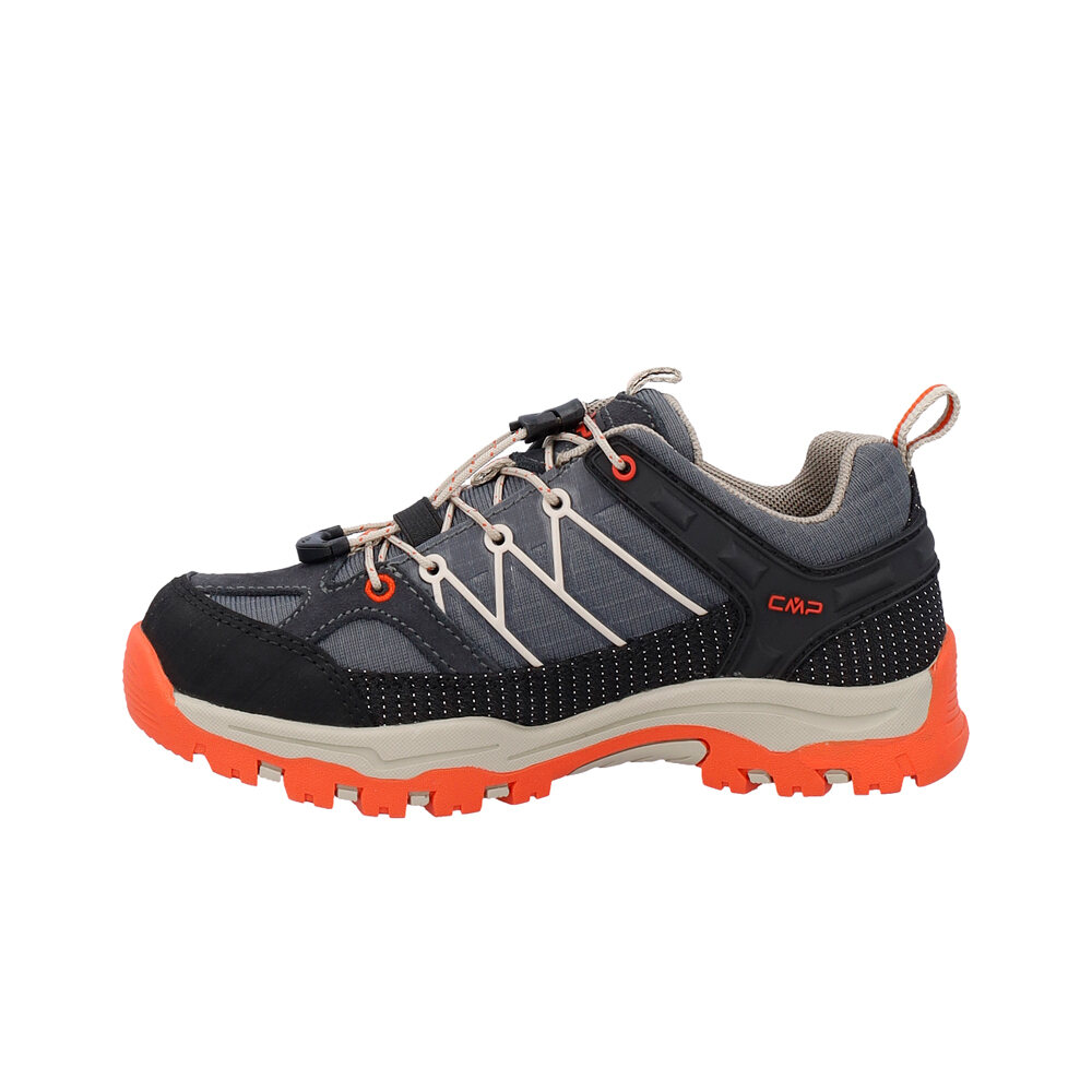 Cmp zapatilla trekking niño RIGEL LOW WATERPROOF GRIS lateral interior