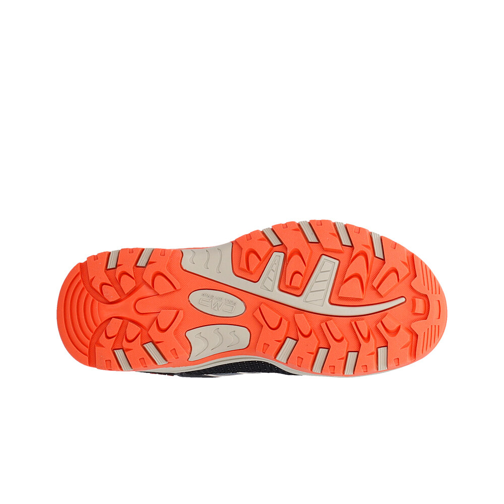 Cmp zapatilla trekking niño RIGEL LOW WATERPROOF GRIS vista superior