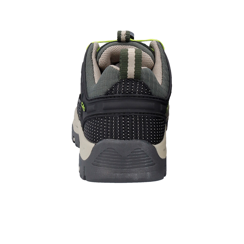 Cmp zapatilla trekking niño RIGEL LOW WATERPROOF VERDE puntera