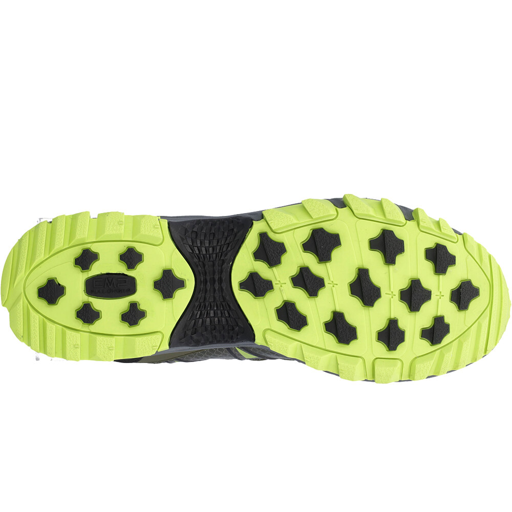 Cmp zapatillas trail hombre ALTAK VERDE vista superior