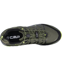 Cmp zapatillas trail hombre ALTAK VERDE vista trasera