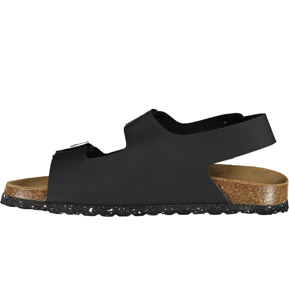 Cmp zueco hombre ECO KEIDHA NEGRO lateral interior