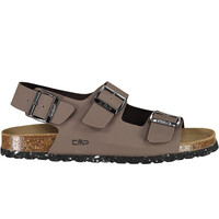 Cmp zueco hombre ECO KEIDHA ROJO lateral exterior