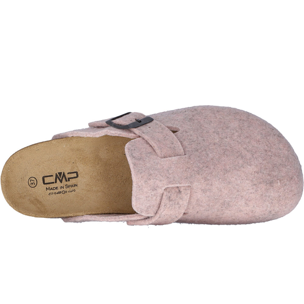 Cmp zueco mujer ECO TARAZ HOME ROSA vista trasera