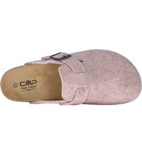 Cmp zueco mujer ECO TARAZ HOME ROSA vista trasera