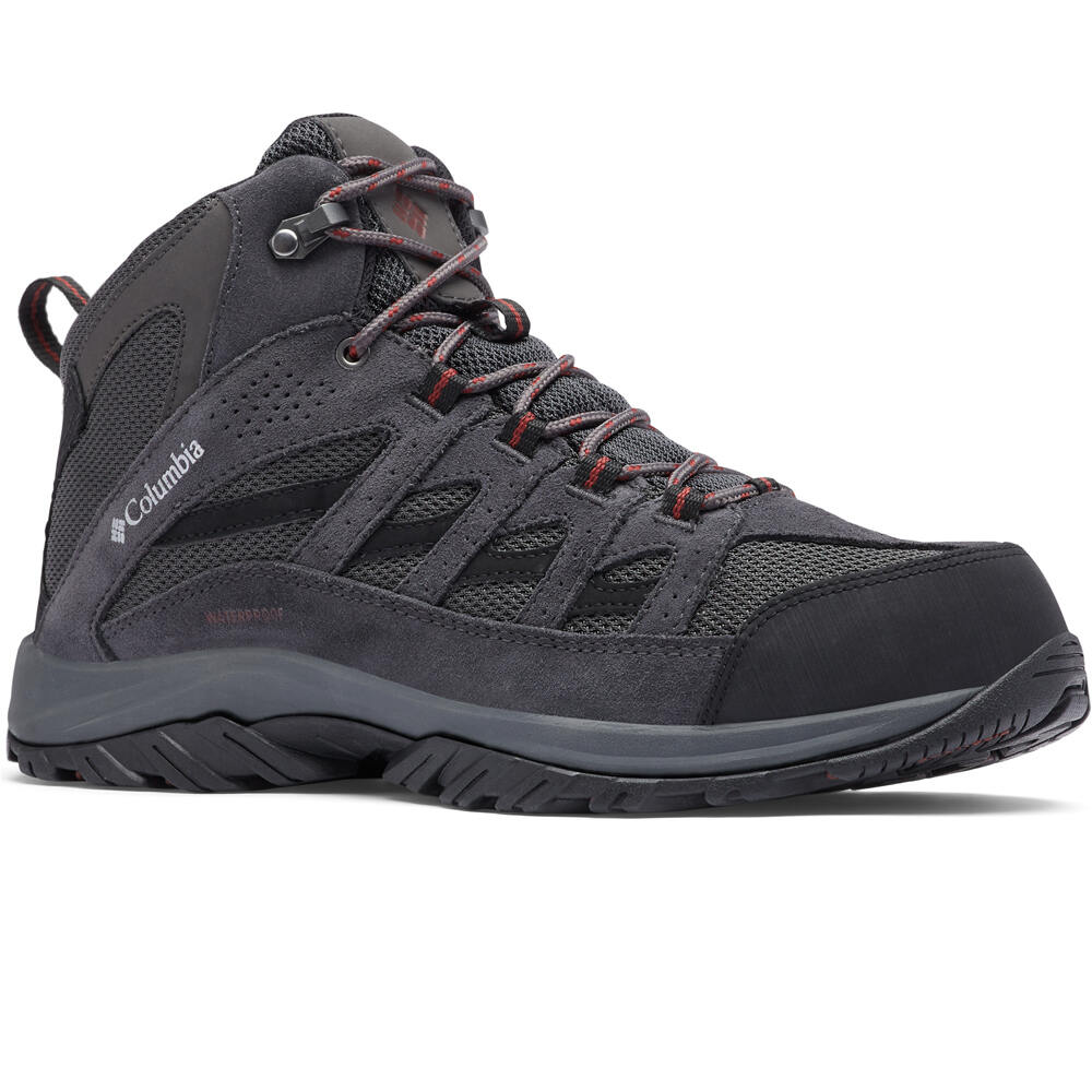 Columbia bota trekking hombre CRESTWOOD MID WATERPROOF GRIS lateral interior