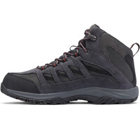 Columbia bota trekking hombre CRESTWOOD MID WATERPROOF GRIS vista superior