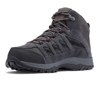 Columbia bota trekking hombre CRESTWOOD MID WATERPROOF GRIS vista trasera