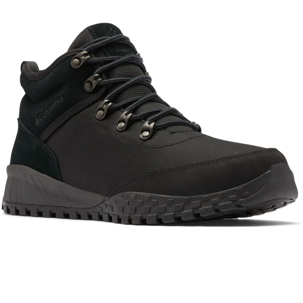 Columbia bota trekking hombre FAIRBANKS MID NEGRO lateral interior
