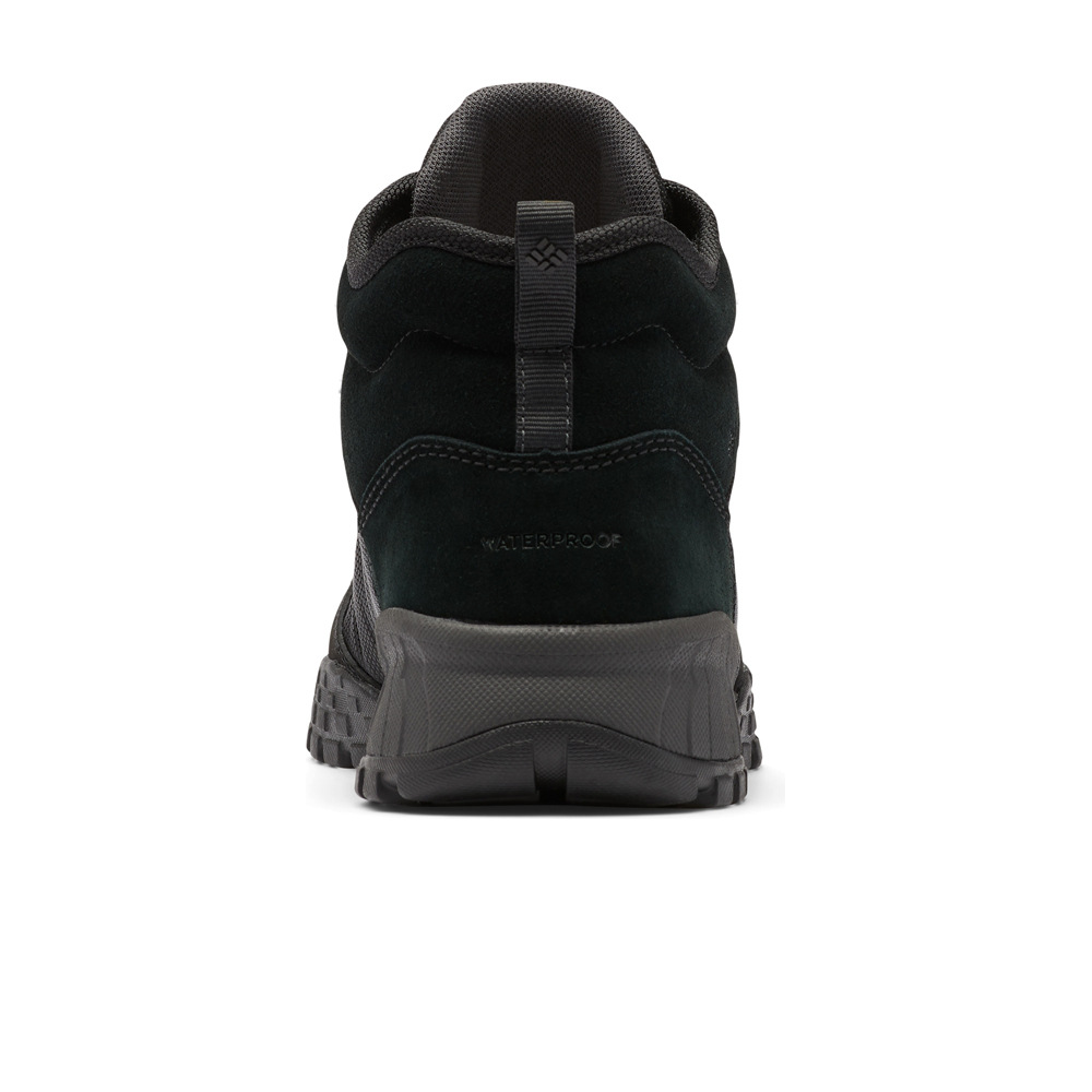 Columbia bota trekking hombre FAIRBANKS MID NEGRO vista superior