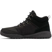 Columbia bota trekking hombre FAIRBANKS MID NEGRO vista trasera