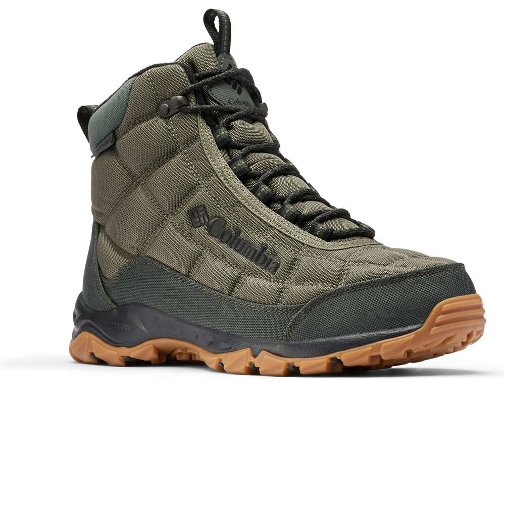 Columbia bota trekking hombre FIRECAMP BOOT VERDE lateral interior