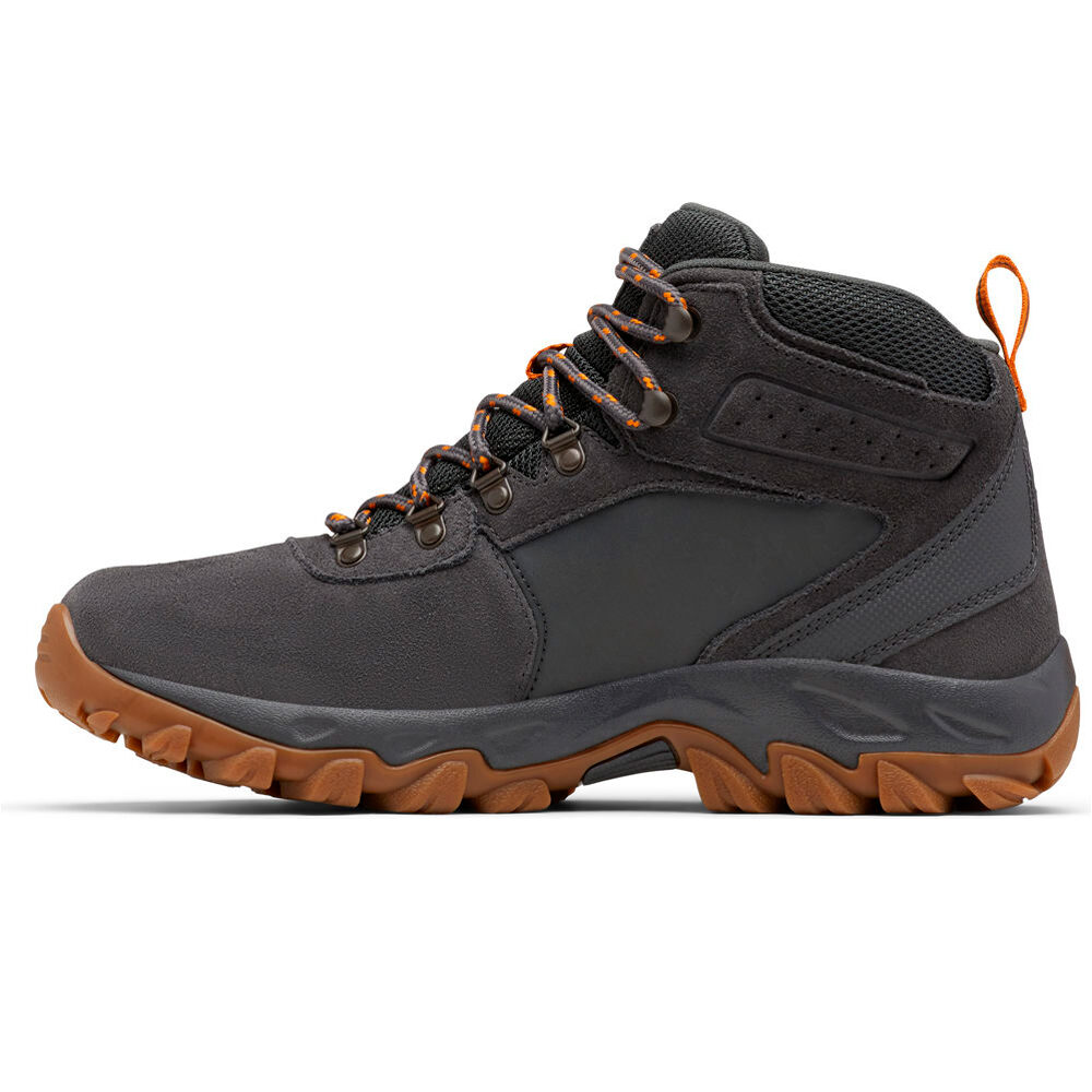 Columbia bota trekking hombre NEWTON RIDGE PLUS II SUEDE WATERPROOF GRIS vista superior